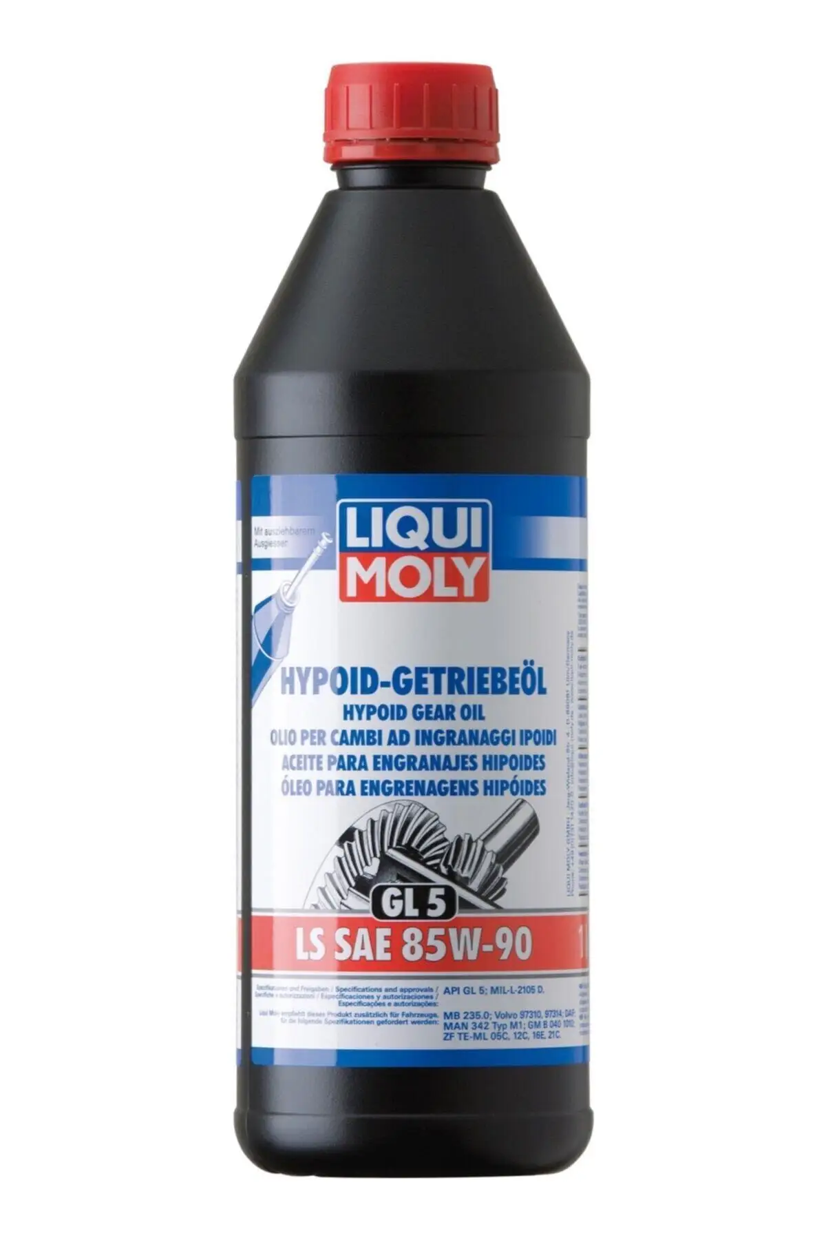 Oli Moly Gl5 Ls Sae 85W / 90 1 Lt Olio Per Ingranaggi Ipoide