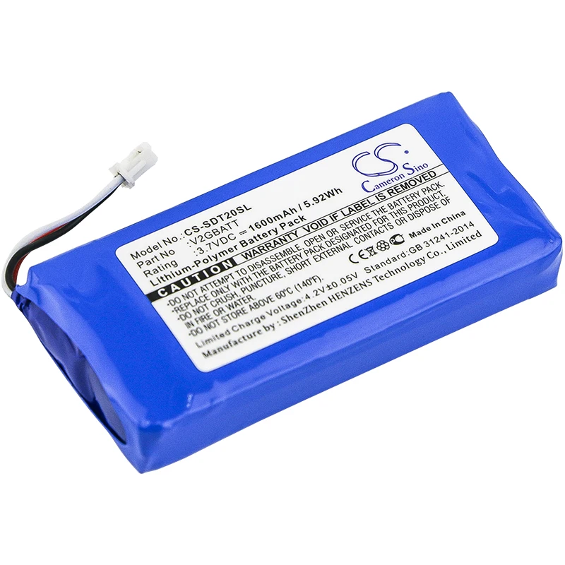 Collare Per Cani 1600Mah Batteria Per Sportdog V2Gbatt Tek 2.0 Collare Gps Tek-2L Tek-V2Lt