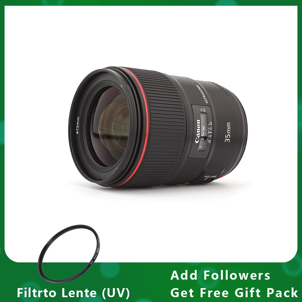Obiettivo Canon Ef 35Mm F/1.4L Ii Usm Per Fotocamere Canon Eos Slr
