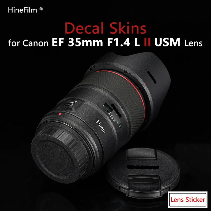 35-1.4 Adesivo Avvolgente Per Lenti Per Canon Ef 35 F1.4 Ii Lens Premium Decal Skin Per Canon Ef 35Mm F1.4L Ii Pellicola Protettiva Usm