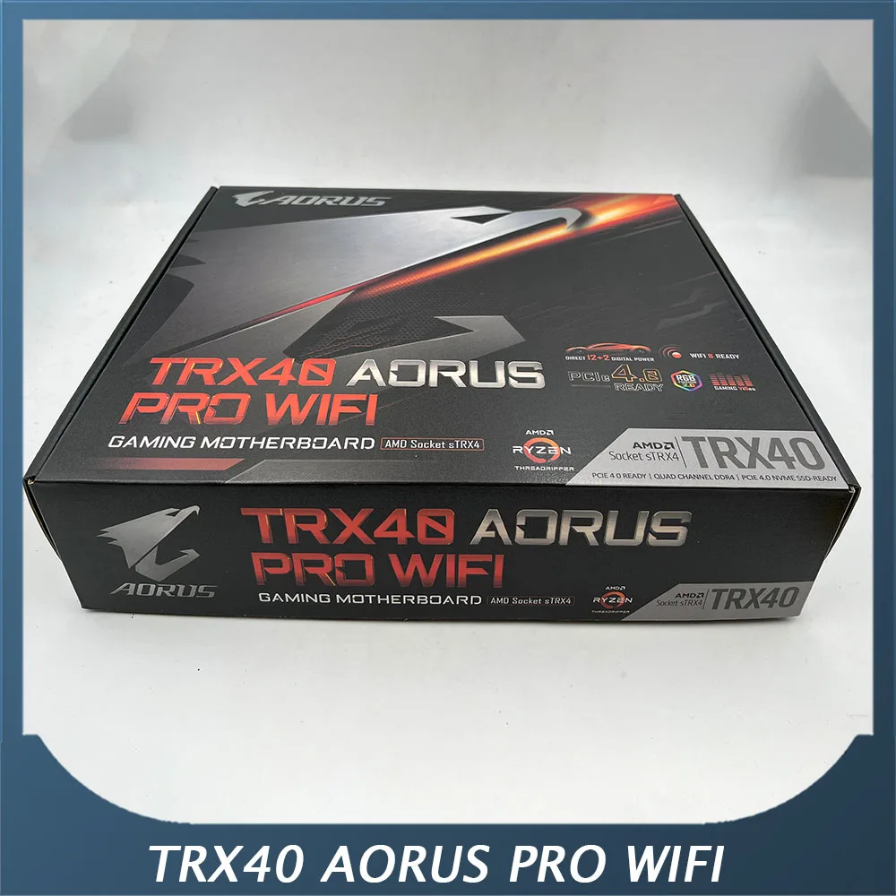 Per Gigabyte Trx40 Aorus Pro Wifi 8 X Ddr4 256Gb Pci-E 4.0 4Pin + 8Pin + 24Pin Atx Rgb Supporto X3960 X3970 Scheda Madre Desktop