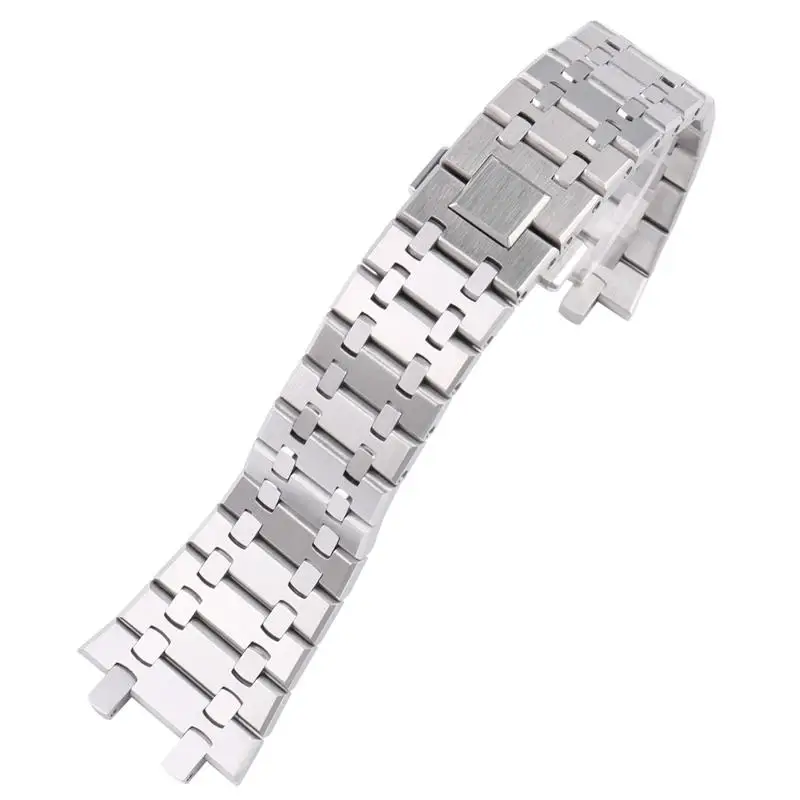 Pcavo Per Ap Royal Oak Fine Steel Watch Band 15400/26331/15500 Men Watch Chain 26Mm 28Mm Accessori Per Cinturini