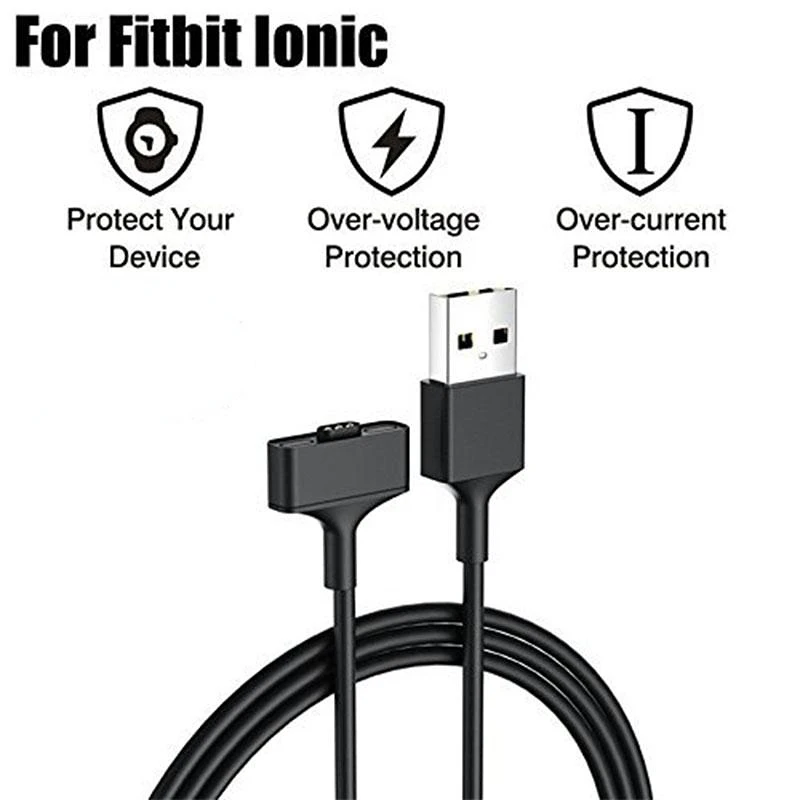 Cavo Di Ricarica Usb Di Ricambio Per Cavo Di Ricarica Per Orologio Fitbit Ionico Per Accessori Smart Band Fitbit Ionic Smart Watch