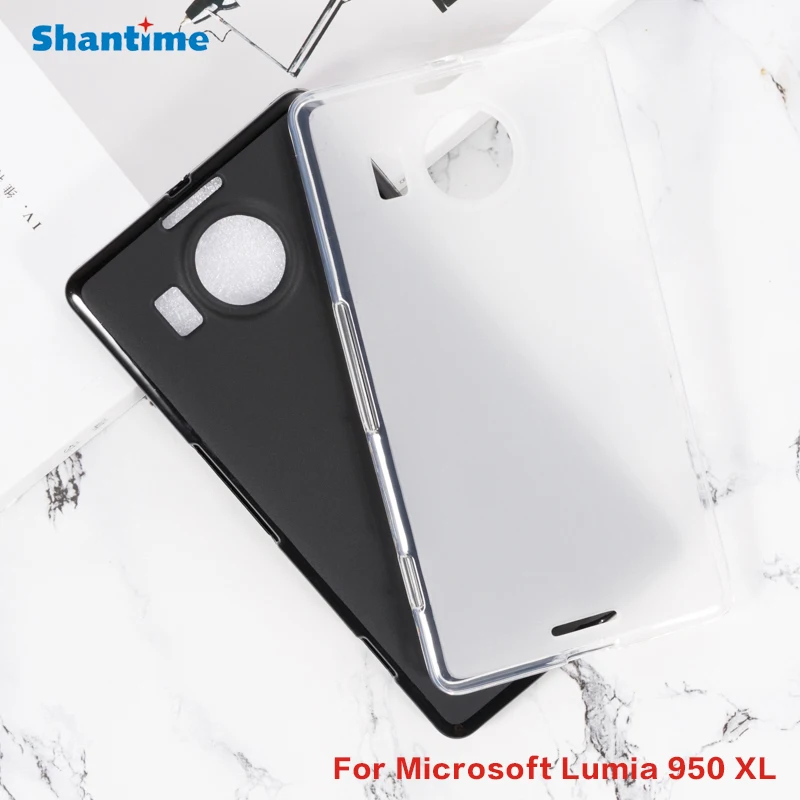 Per Microsoft Lumia 950 Xl Del Gel Pudding Silicone Del Telefono Di Protezione Posteriore Borsette Per Microsoft Lumia 950 Xl Caso Molle Di Tpu