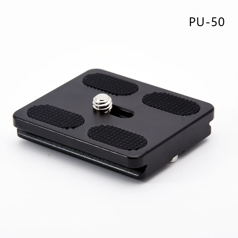 Pu-50 Piastra A Sgancio Rapido Per Benro Sirui Treppiede Ballhead Fit Arca Swiss Con 1/4"