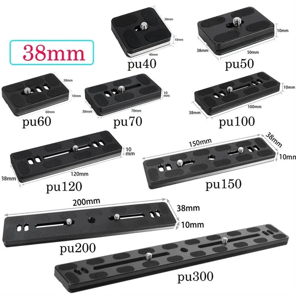 Adattatore Universale Per Montaggio Su Treppiede Con Piastra A Sgancio Rapido In Lega Di Alluminio Con Vite 1/4 Per Benro Arca Swiss Ball Head E Fotoc