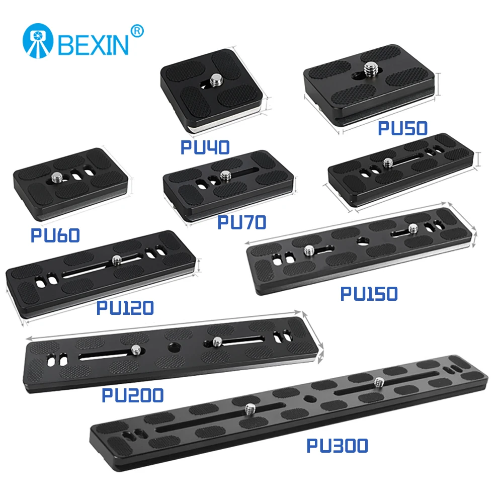 Bexin Adattatore Universale Per Montaggio Su Treppiede Con Piastra A Sgancio Rapido Con 1/4 Viti Per Benro Arca Swiss Ball Head E Fotocamera