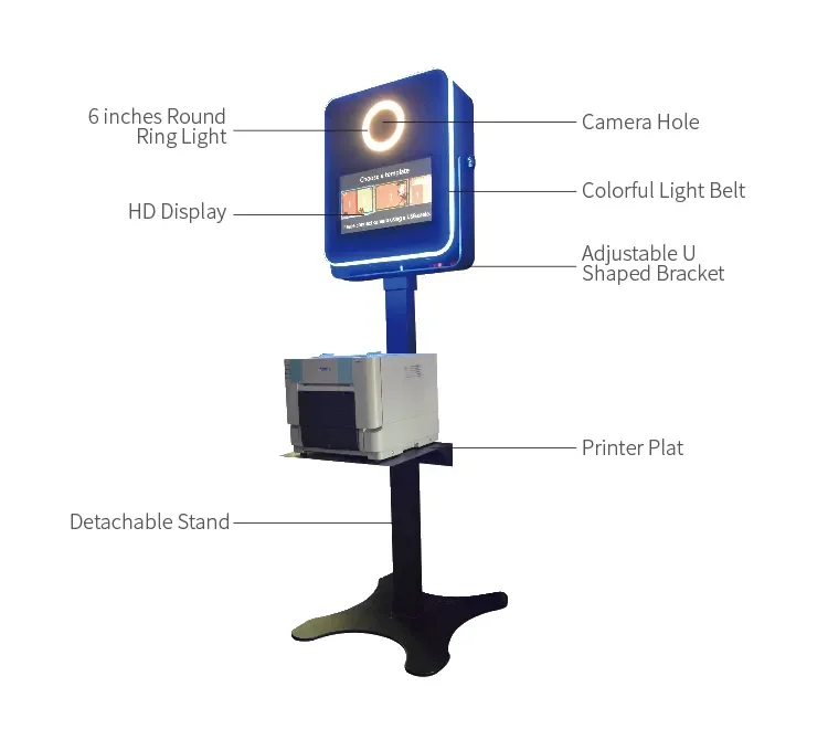 Fornito Negli Stati Uniti E In Ue Dslr Air Photo Booth Eventi Di Nozze Selfie Portable Mirror Photo Booth In Vendita