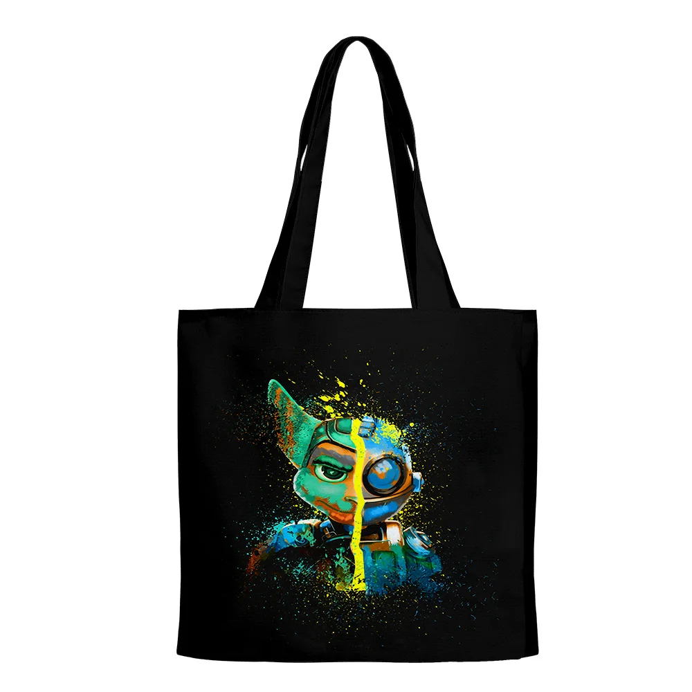 Ratchet & Clank Game 2023 New Bag Shopping Bags Borse A Tracolla Riutilizzabili Borsa Casual
