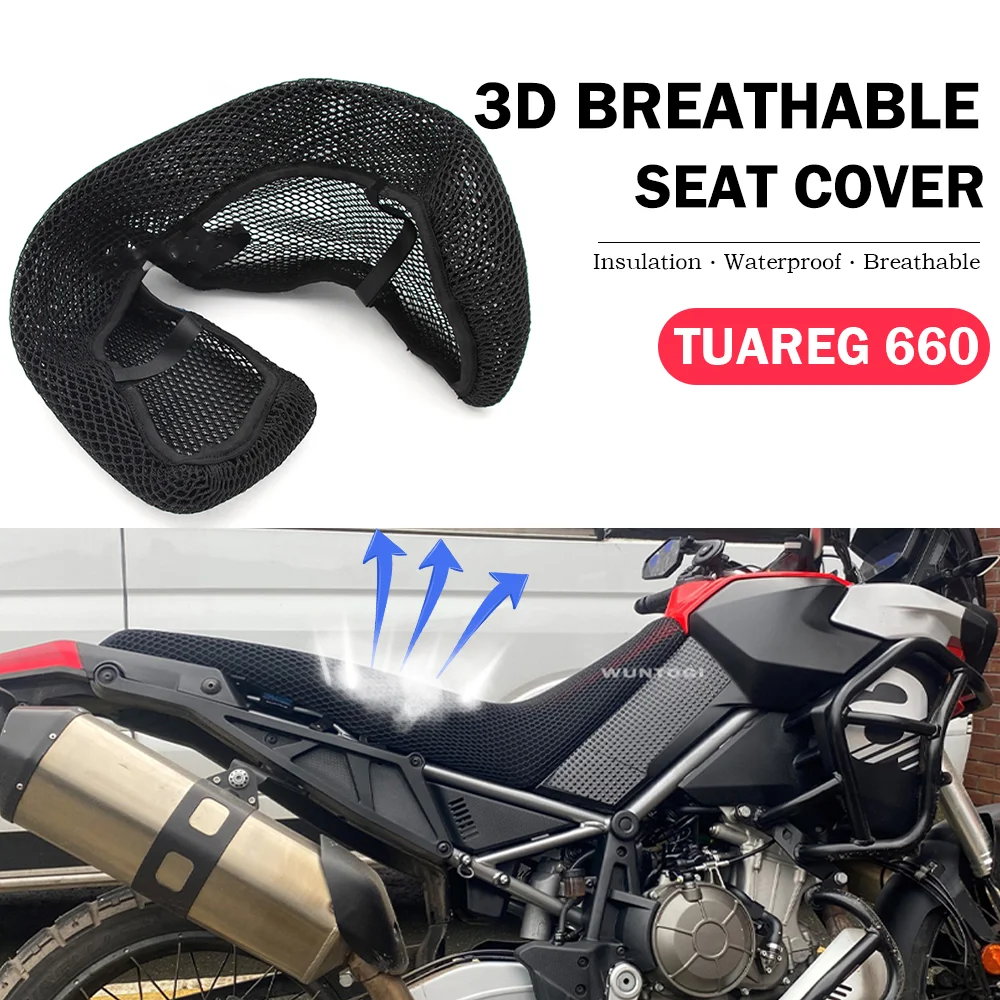 Flusso D'Aria Coprisella Per Aprilia Tuareg 660 Accessori Moto Cuscino Protezione Sella 2021 - 2023 Tuareg660 Parti Modificate