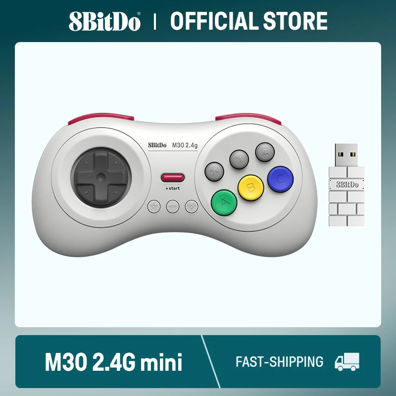 Gamepad Wireless 8Bitdo M30 2.4G Per Sega Genesis Mini E Mega Drive Mini-Sega Genesis
