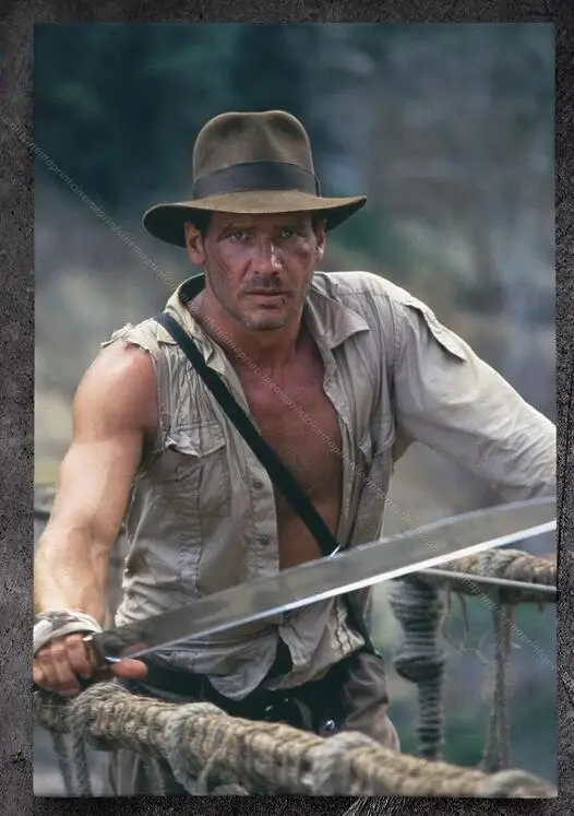 Indiana Jones Temple Of Doom Movie Art Picture Print Silk Poster Home Wall Decor