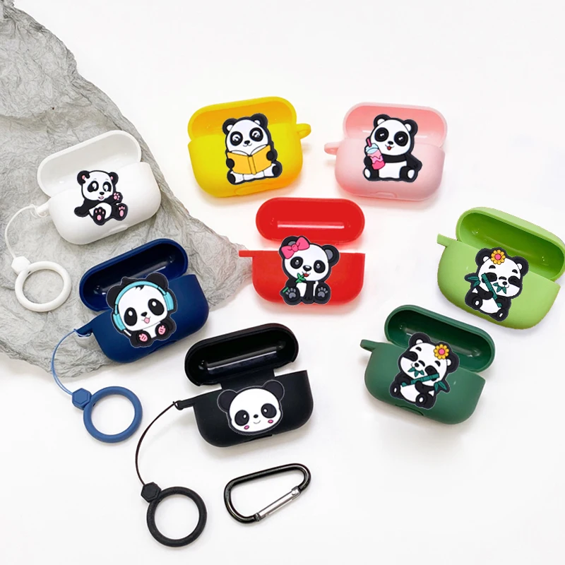 Custodia Panda Cartoon Per Huawei Freebuds Pro 2 / Freebuds Custodia Pro3 Custodia Per Auricolari In Silicone Carino Per Custodia Huawei Freebuds Pro