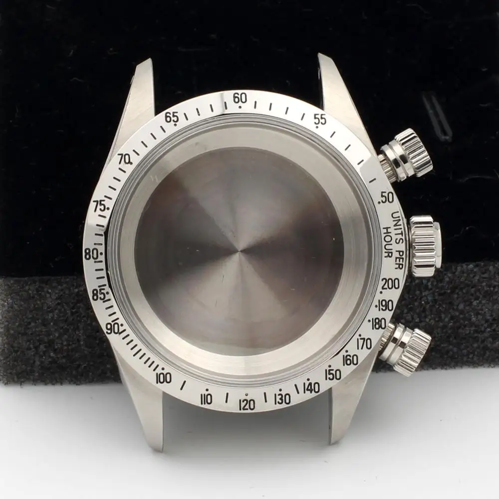 Kit Cassa Orologio Fai-Da-Te Per Movimento Valjoux 72 Adatto Per Castone Argentato 6263 6265 Lug 19Mm