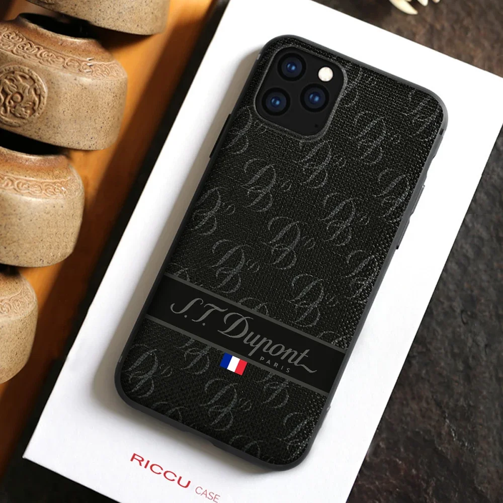 Custodie Per Telefoni Francesi Dupont Lighter S.T Per Iphone 15 Promax 14 Pro 13 12 11 Pro 13 Mini 14 Plus Xs Xr 12 Promax Cover In Silicone