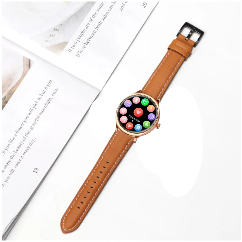 Cinturino In Pelle Da 18Mm Per Colmi L10 Smartwatch Accessori Bnad Per Bracciale Colmi V33 Per Cinturino Colmi L10 V33 Smartband Correa
