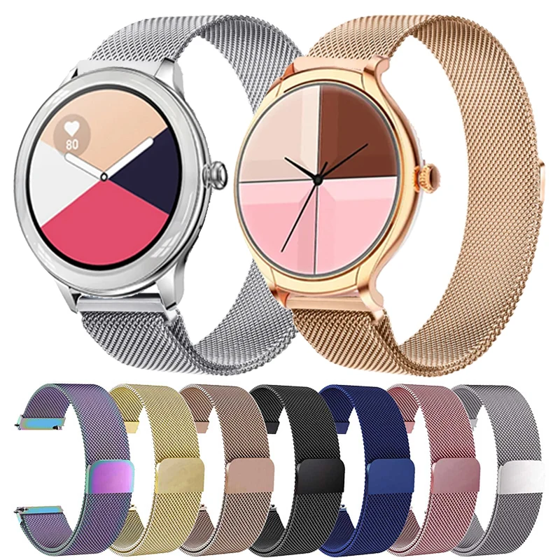 Cinturino In Metallo Per Colmi V33 Smartwatch Bracciale Ad Anello Magnetico Per Cinturino Colmi L10 Smartband Per Colmi L10 V33 Cinturino Correa