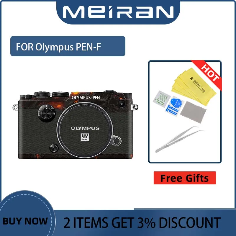 Antigraffio Per Olympus Pen-F Penf Pen F Om-1 Fotocamera Body Skin Wrap Film Camera Body Skin Sticker Pellicola Protettiva Per La Copertura