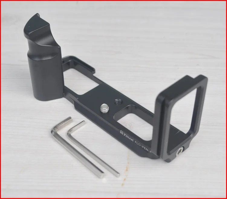 Verticale A Sgancio Rapido L Piastra/Staffa Supporto Grip Per Olympus Pen-F Flo-Pen-F Penf Rrs Sunwayfoto Markins Compatibile