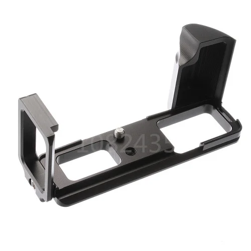 Metallo Quick Release L-Staffa Piastra Hand Grip Holder Per Olympus Pen-F Macchina Fotografica