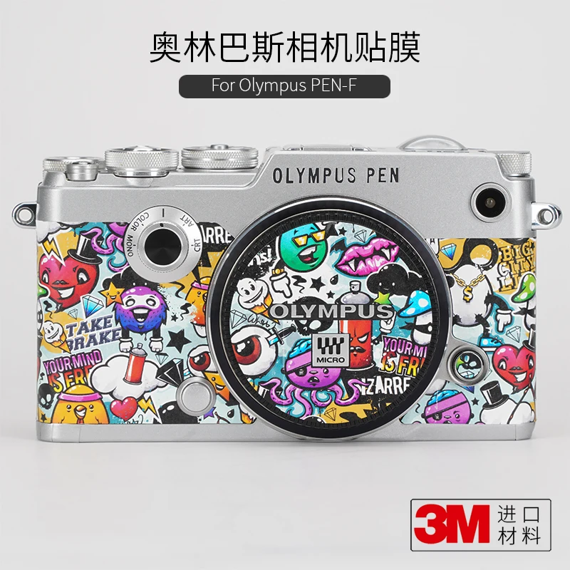 Per Olympus Pen-F Pellicola Protettiva Per Fotocamera, Adesivo Olympus In Fibra Di Carbonio Penf, Confezione Da 3M