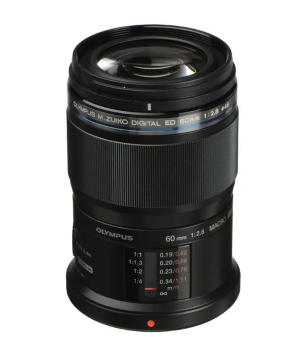 Olympus M. Zuiko Digital Ed 60Mm F/2.8 Macro Lens Per Olympus E-M5 E-M10 E-M1 Pen-F Lumix Dmc-G7 G8 G9 Gh5 Macchina Fotografica