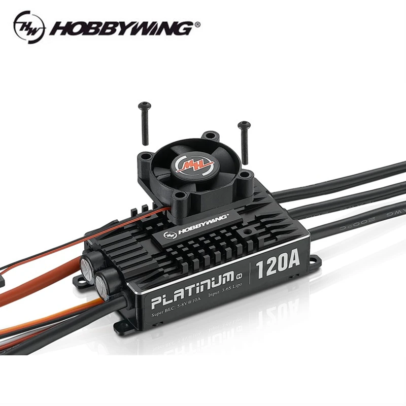 Hobbywing Platinum 60A 80A 120A Pro V4 Con Bec 5-8V @ 8A Per Elicottero/Multirotori/Aereo In Magazzino
