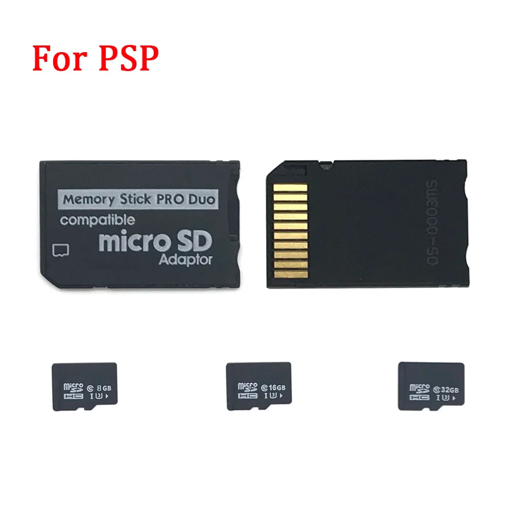 Nuovo Micro Sd Sdhc Tf A Memory Stick Ms Pro Duo Psp Adapter Converter Card Per Psp Memory Stick Pro Duo Adapter Con Scheda Tf 8G