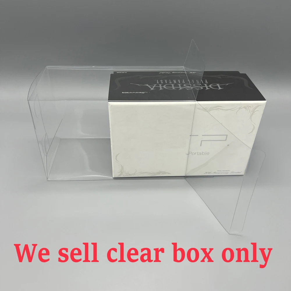 Scatola Di Protezione In Pet Trasparente Trasparente Per Psp 3000 Dissipdia Final Fantasy Storage Collection Display Box