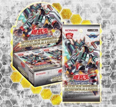 Yu-Gi-Oh Booster Pack 1007 Savage Sciopero Giapponese Scatola Originale