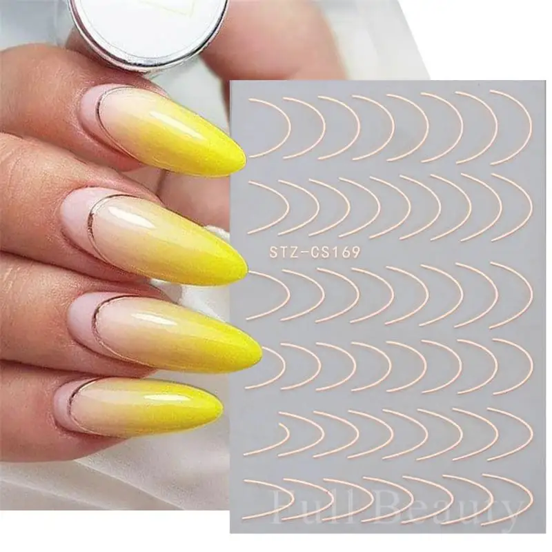 Decorazione Per Unghie Adesivi Per Unghie 3D Facili Da Decorare Adesivi Per Unghie Alla Moda Adesivi Per Unghie Che Colpiscono Il Design Delle Unghie 