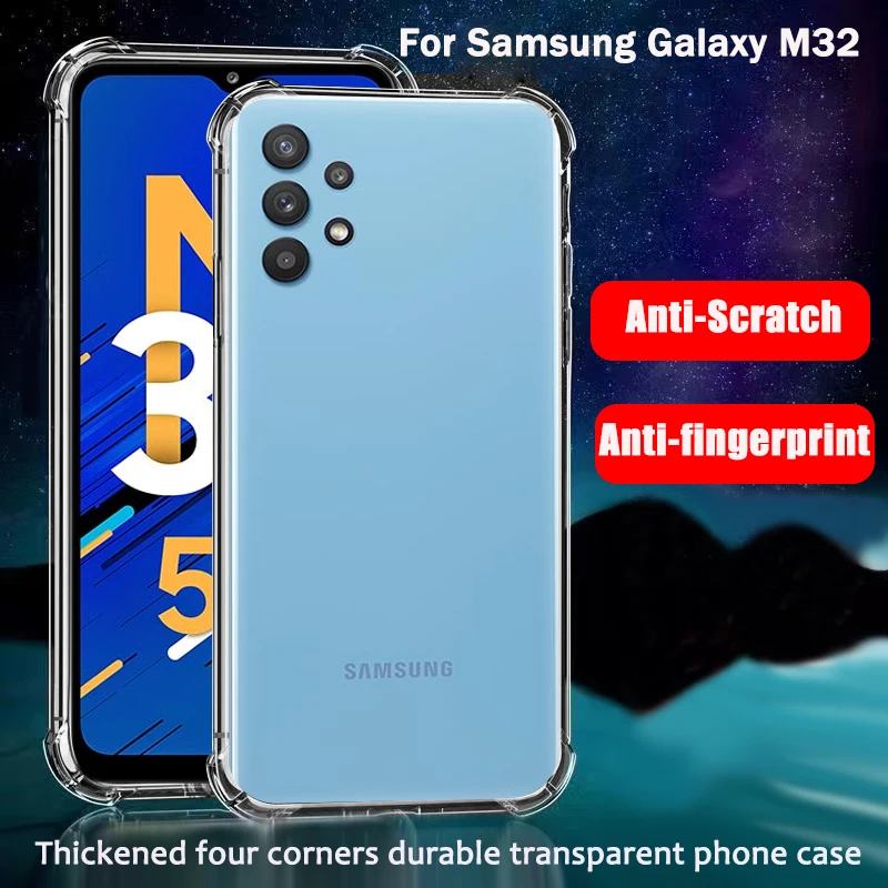 Per Samsung Galaxy M32 5G Custodie Per Telefono Per Galaxy M 32 5G Custodia Samsung Per Samsung Galaxy M32 5G Custodia Trasparente Per Paraurti M 32
