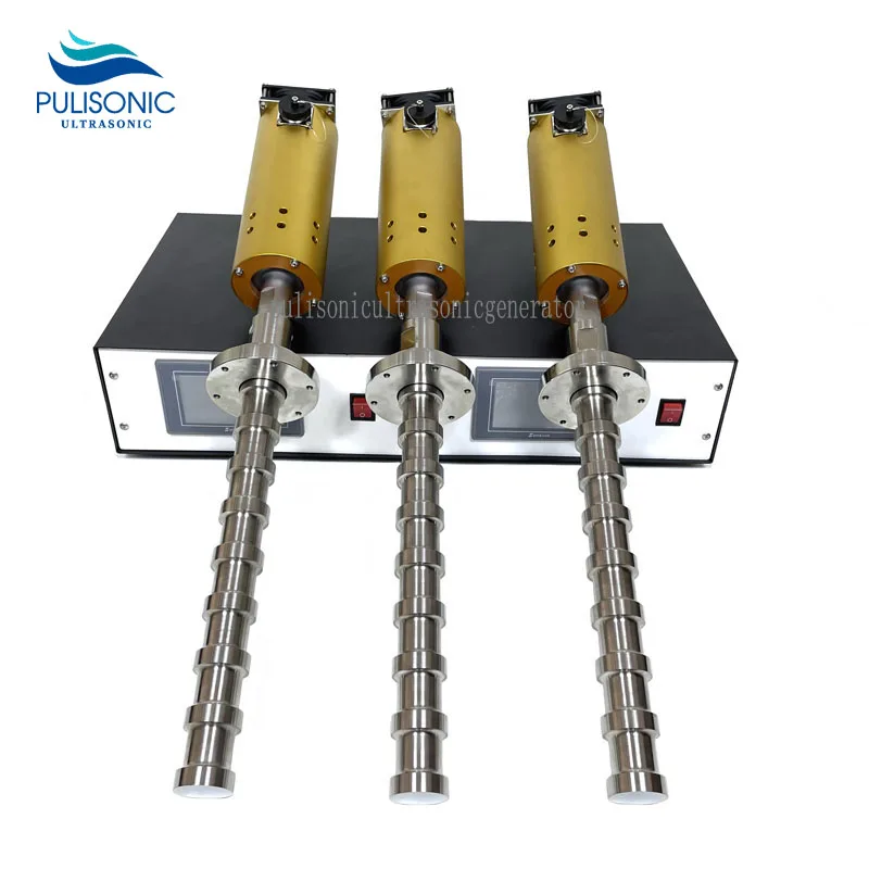 Reattore Di Estrazione Ad Ultrasuoni Biodiesel Industriale Sonicatore Immergibile Asta Vibrante E Generatore 20K 2000W