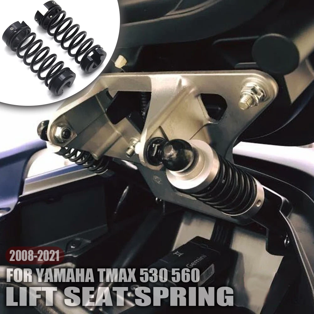 For Yamaha Tmax 530 2008-2021 Tmax 560 2020- T-Max 530 560 Motorcycle Lift Supports Shock Absorbers Seat Spring Auxiliary Spring