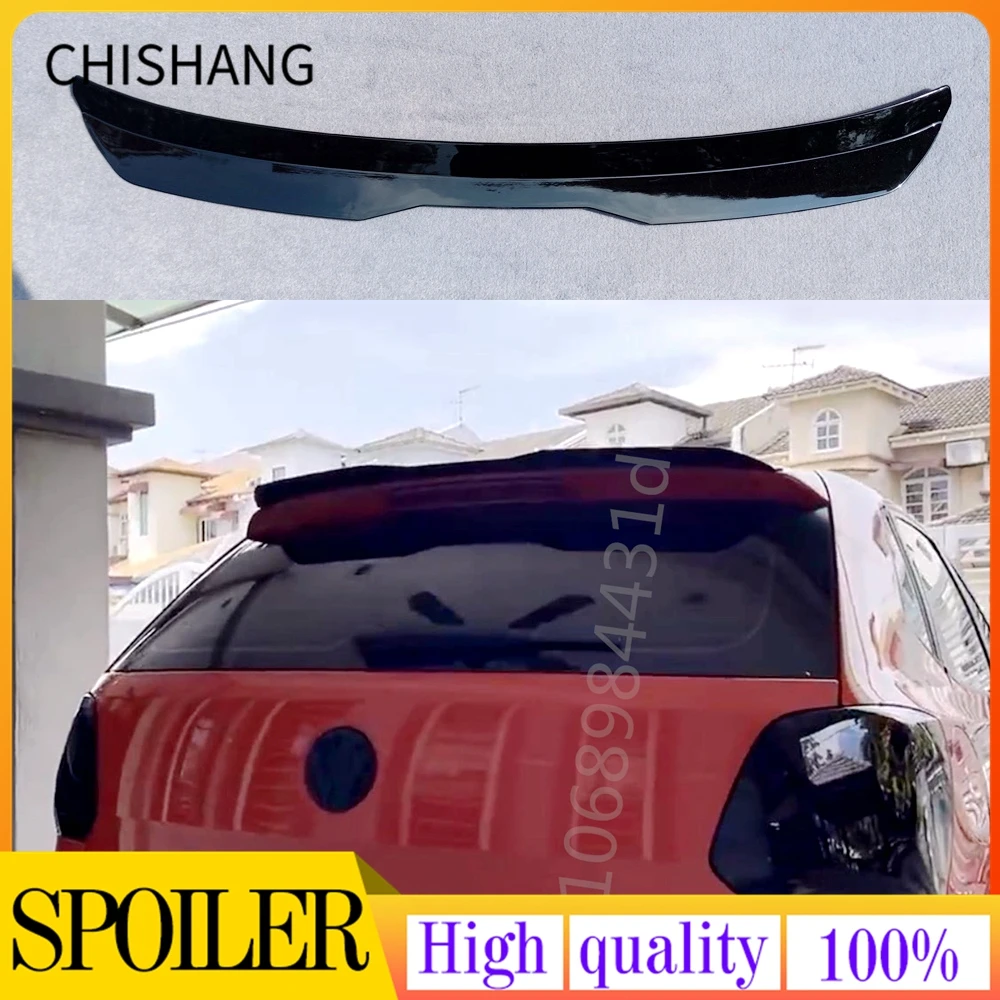 Spoiler Sul Tetto Posteriore Per Vw Polo Mk5 Gti / R-Line Spoiler Ala Labbro Per Polo Mk5 6R 6C Spoiler Lunotto Posteriore In Plastica Abs