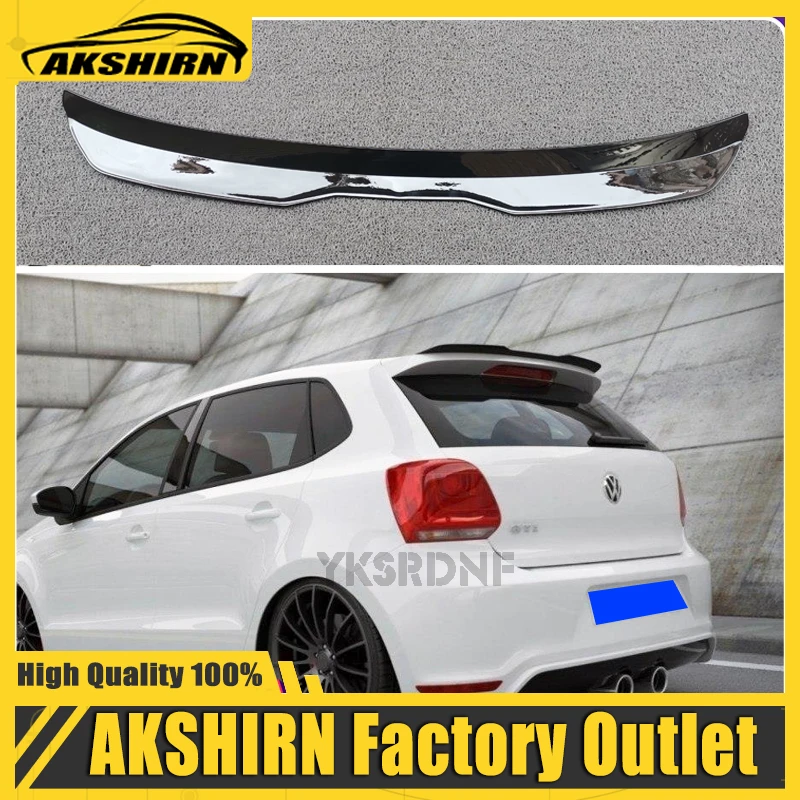 Spoiler Sul Tetto Posteriore Per Vw Polo Mk5 Gti / R-Line Spoiler Ala Labbro Per Polo Mk5 6R 6C Spoiler Lunotto Posteriore In Plastica Abs