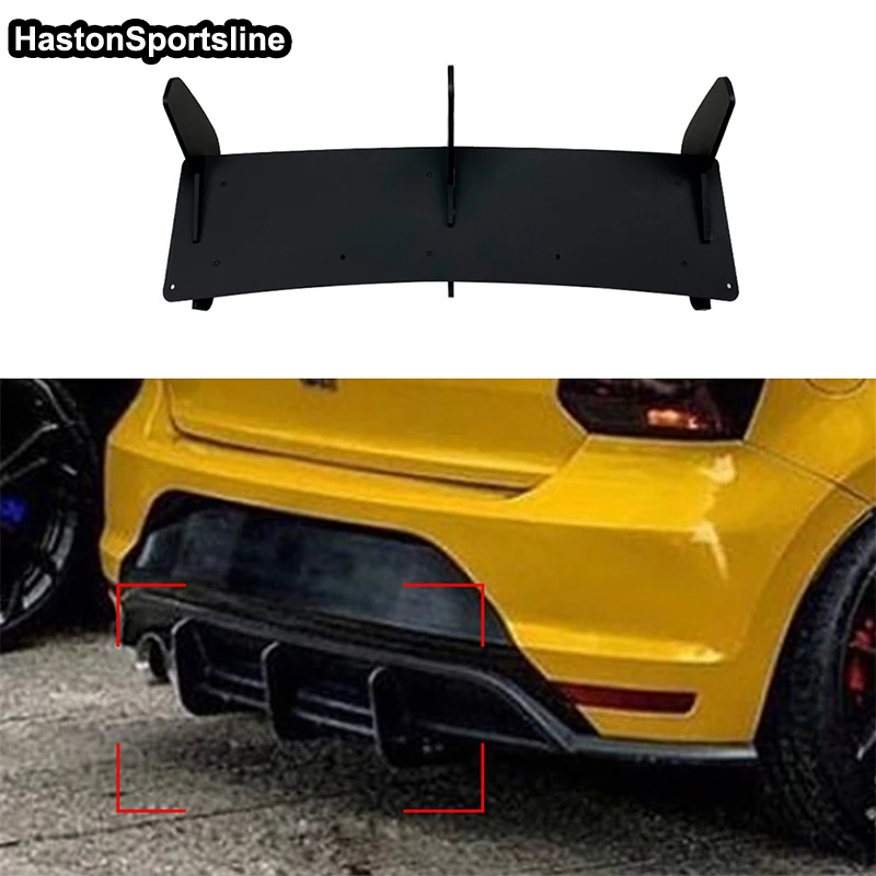 Polo Gti Paraurti Posteriore Diffusore Spoiler Splitter Body Kit Per Volkswagen Vw Polo Gti 2011-2018 Accessori Auto