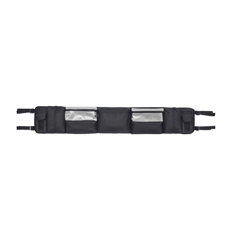 1 Pz Utv Roll Bar Cage Organizer Storage Bag Sostituzione Nera Per Polaris Ranger Rzr 570 800 900 Xp 1000 Kawasaki Teryx Honda