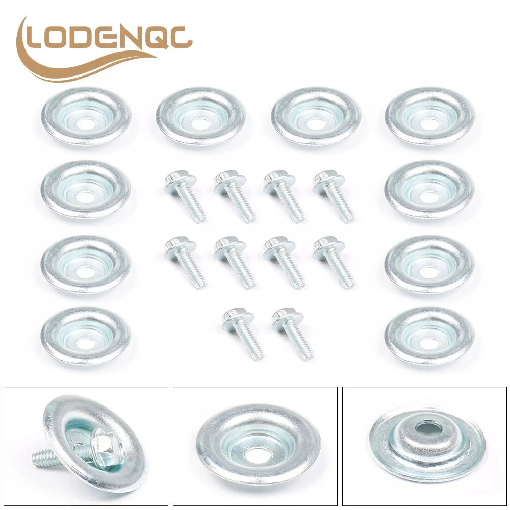 Lodenqc Set Da 10 Pezzi Utv Skid Plate Washer Bolt Adatto A Tutti Polaris General Ranger Rs1 Rzr Lc102250