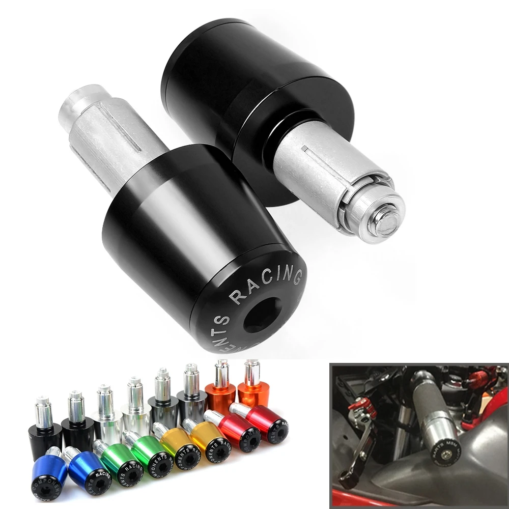 Per Yamaha Fz1 Fz1 Fazer Fz6 S2 Fz6 Fz6 Fazer S2 Fz8 Nuova Moto Cnc 7/8 ''Manubrio End Pesi Manopole Manubrio Cap