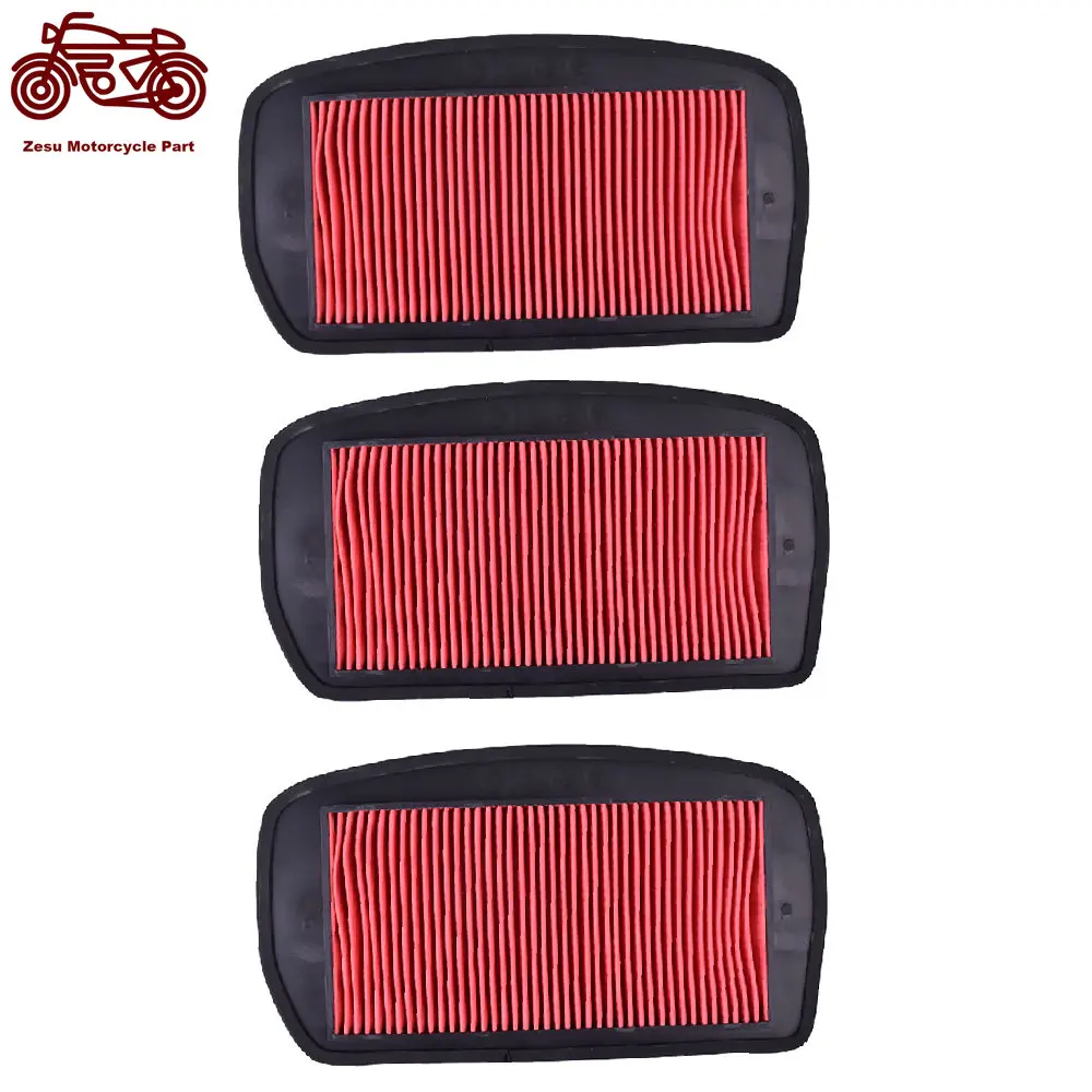 Filtro Dell'Aria Del Motore Della Bici Del Motore 3Pcs Per Yamaha Fz6 1 B3 Fz6 Fazer Fz 6 S2 Numero Oe Per Yamaha Muslimah