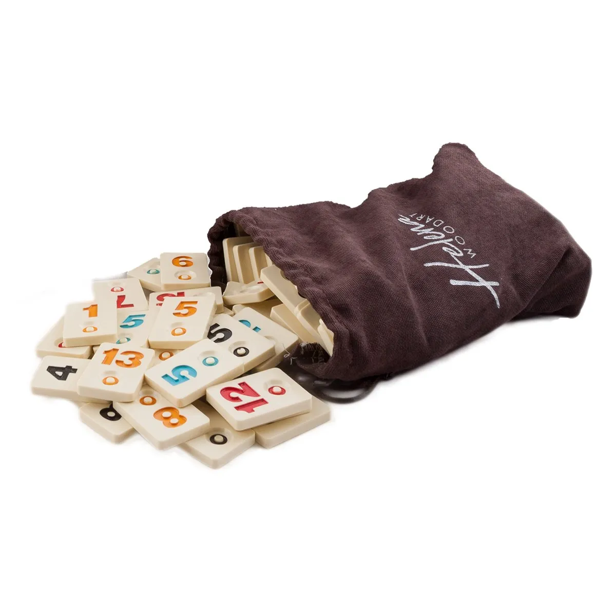 Melamina Luxury Rummy Tiles Pezzi-Quality Rummikub Gioco Da Tavolo Okey -Tavla Oyunlar Stones Dama Chesboard Deck Box Per Regalo