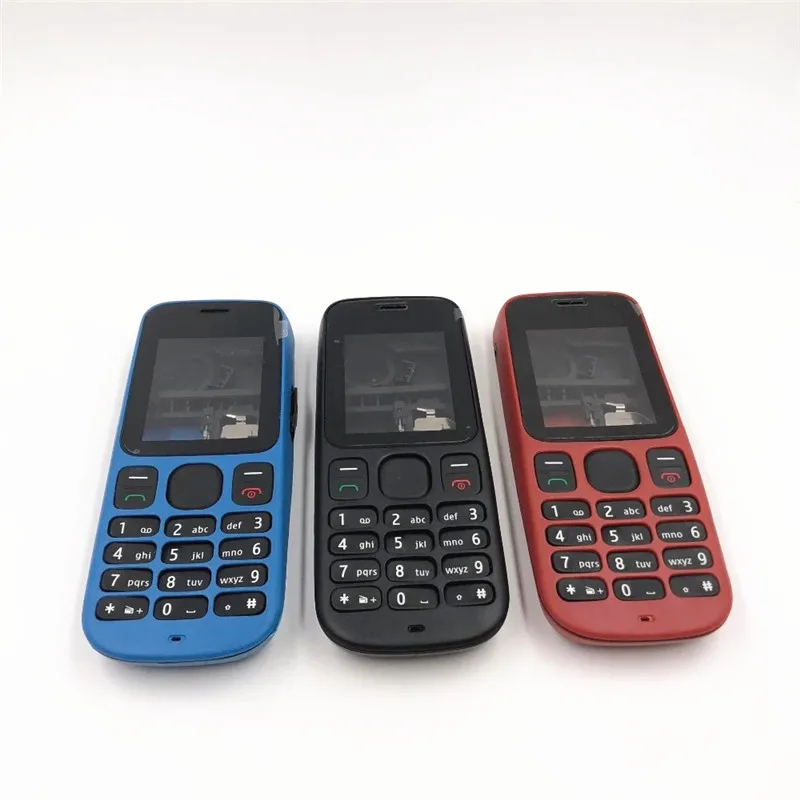 Custodia Cover Completa Per Nokia 101 1000 101 1010 Cornice Anteriore Sportello Batteria Coperchio Centrale Tastiere Inglesi