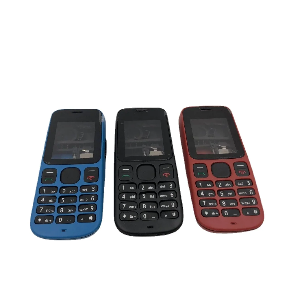 Custodia Completa Originale Per Nokia 101 1000 101 1010 Telaio Anteriore + Porta Batteria + Coperchio Centrale + Tastiere