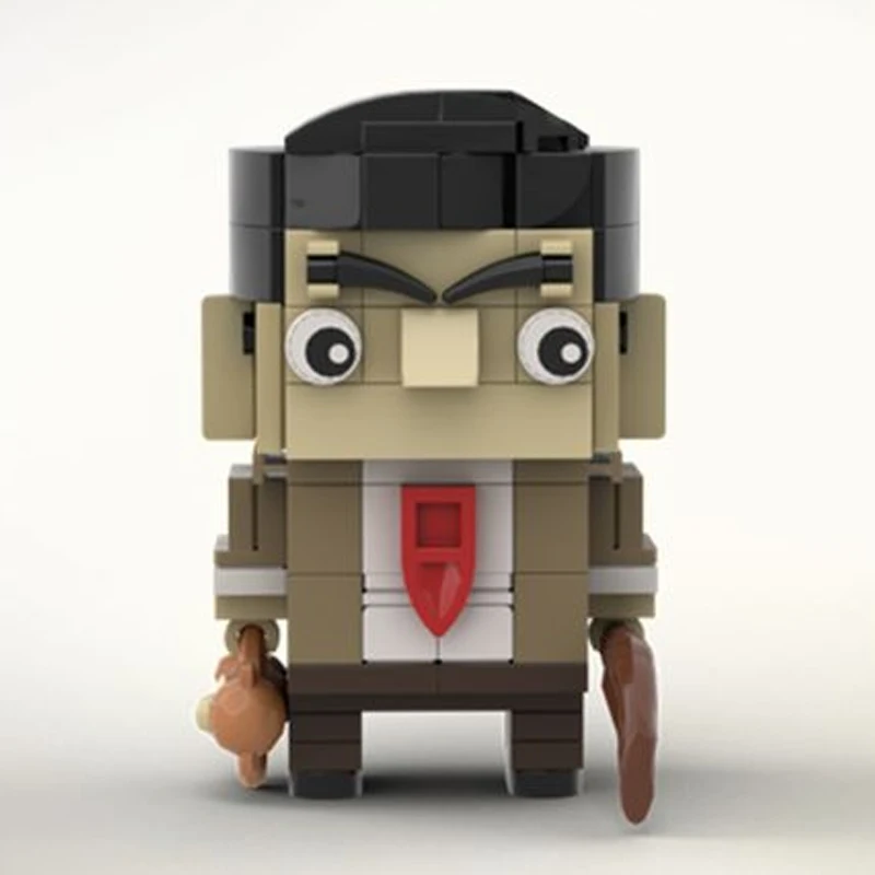 Mr Mr. Bean Brickheadz Building Block Mini Action Figure Toys
