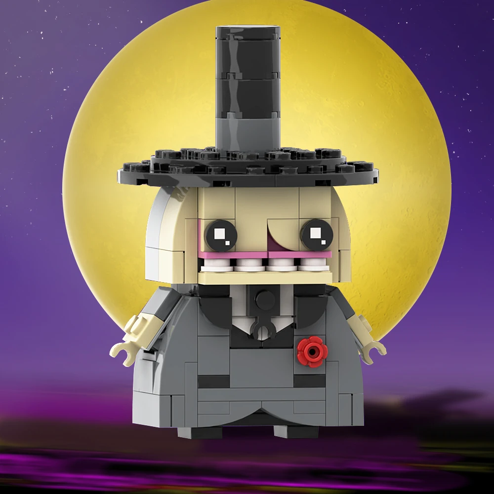 Moc Mayor Of Halloweentown Brickheadz Building Blocks Christmas Night Action Figures Building Blocks Kit Giocattoli Educativi Regali
