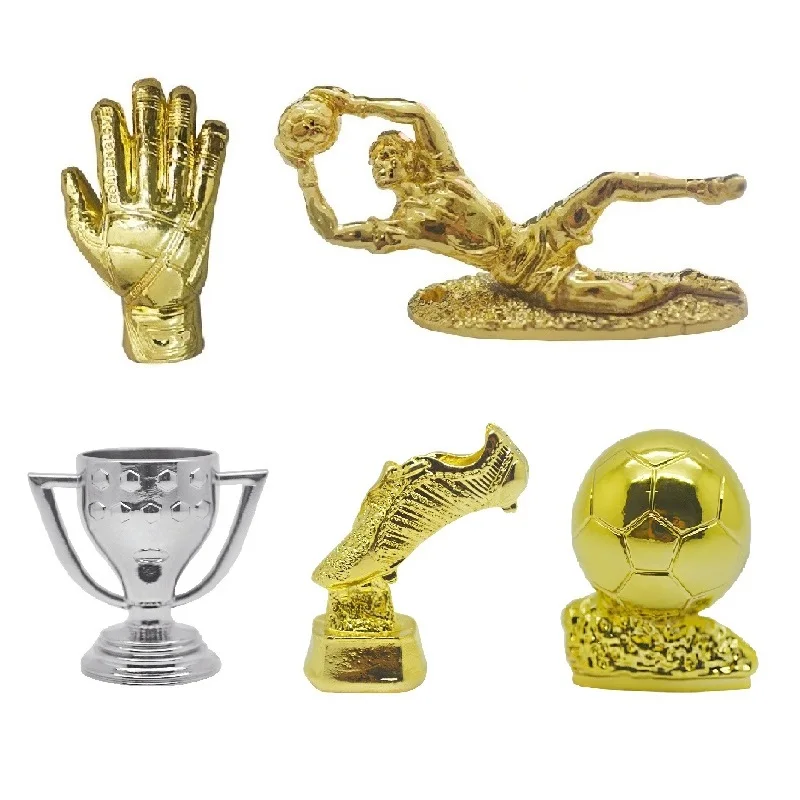 Golden Boot Top Soccer Award Mini Model La Liga Spedizione Gratuita World Football Metal Trophy Guanti Portachiavi Fans Souvenir Gift