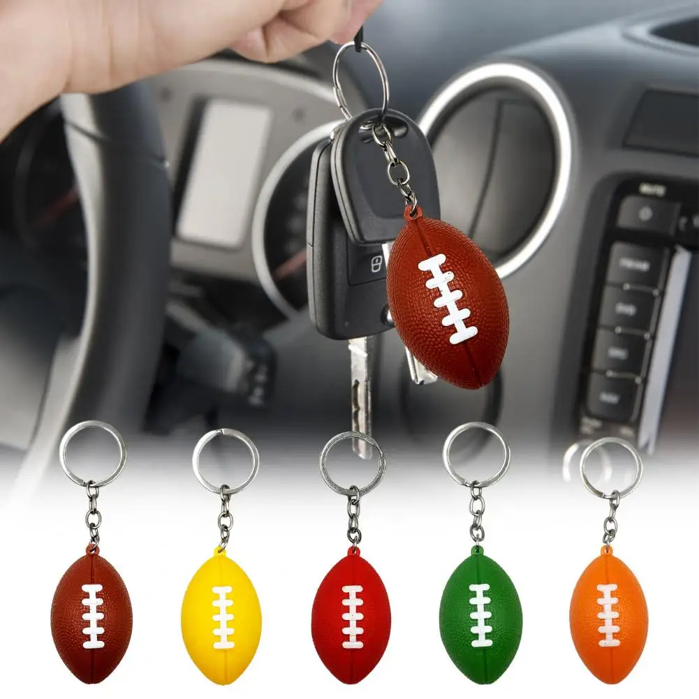 Mini Rugby Football Sport Souvenir Portachiavi Portachiavi Charms Anti-Caduta Ornamentale Rugby Portachiavi Ciondolo Accessori Gioielli