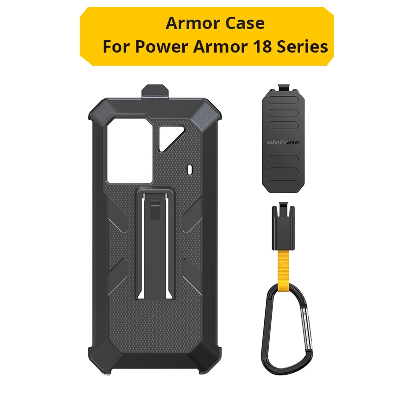 Custodia Per Telefono Ulefone Per Power Armor 18T Ultra / Armor 18 Ultra / Power Armor 19/19T Custodia Originale Con Clip Da Cintura E Moschettone