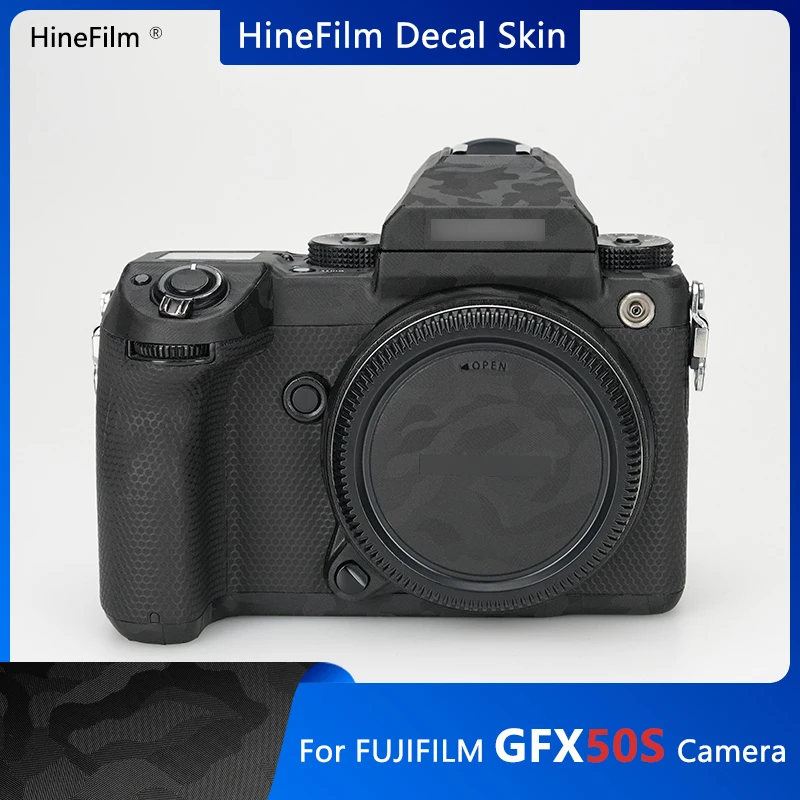 Fuji Gfx50S Adesivo Per Fotocamera Decalcomania Pelle Antigraffio Copertura Avvolgente Per Fujifilm Gfx 50 S / Gfx50 S 3M Premium Court Wraps Custodie